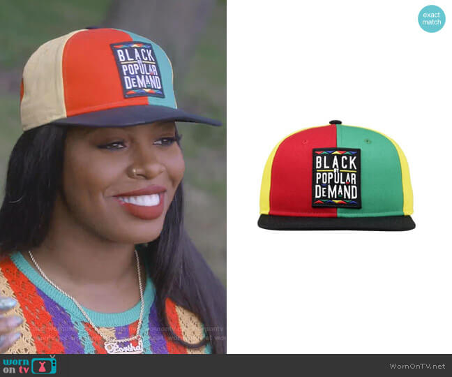 Popular Demand Cap by HGC Apparel Black worn by Porsha Taylor (Ta'Rhonda Jones) on Empire