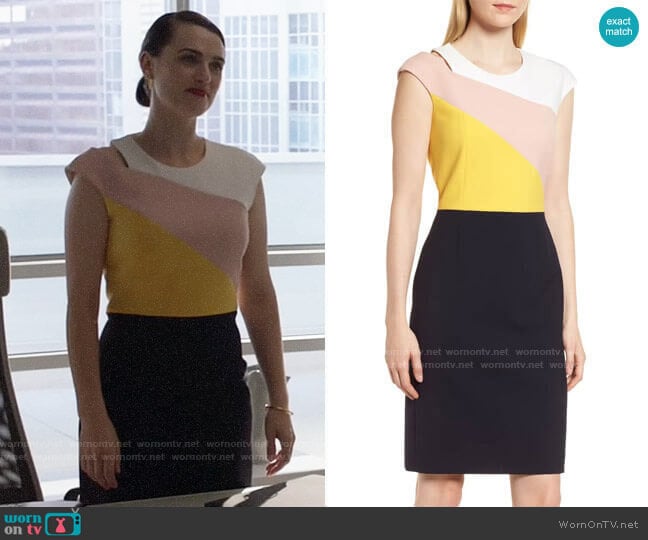 Boss Danouk Ponte Dress worn by Lena Luthor (Katie McGrath) on Supergirl