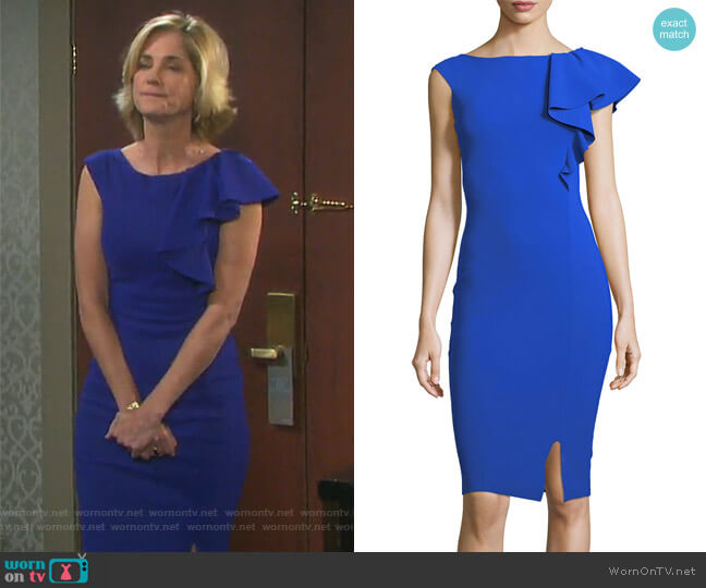 Chiara Boni La Petite Robe Chitra Dress worn by Eve Donovan (Kassie DePaiva) on Days of our Lives