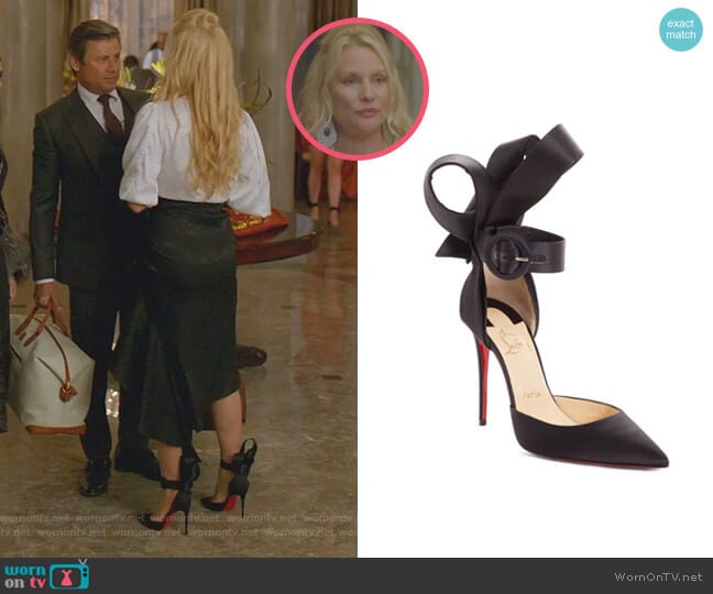 Christian Louboutin Raissa Pump worn by Alexis Carrington (Elaine Hendrix) on Dynasty