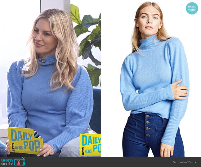 Diane von Furstenberg Beatrice Sweater worn by Morgan Stewart on E! News
