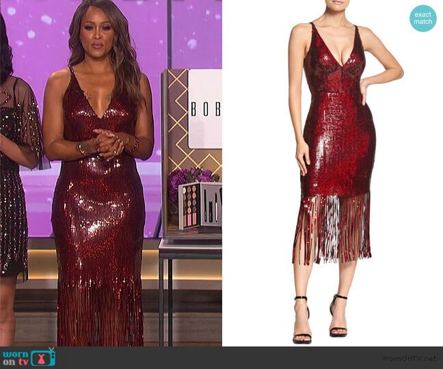 Dress the Population Frankie Dress worn by Eve on The Talk