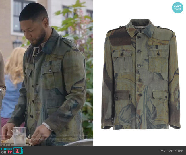 Dries Van Noten Printed Jacket worn by Jamal Lyon (Jussie Smollett) on Empire