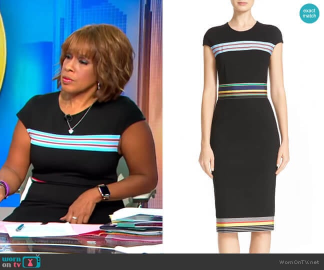 Diane von Furstenberg Hadlie Dress worn by Gayle King on CBS Mornings