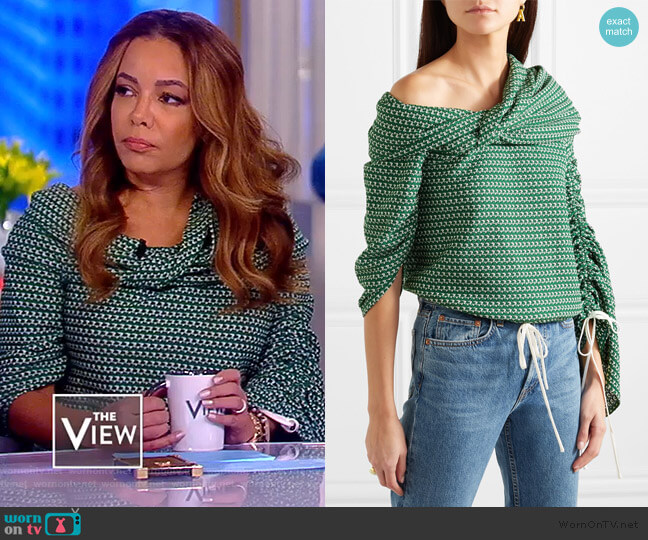Hellassy Sunshine Top worn by Sunny Hostin on The View