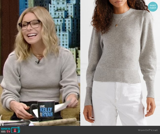 Isabel Marant Conroy Sweater worn by Kelly Ripa on Live with Kelly and Mark
