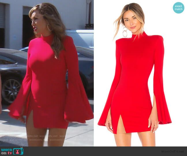 X Revolve X Revolve Mr Gibson Mini Dress worn by Kelly Dodd on The Real Housewives of Orange County