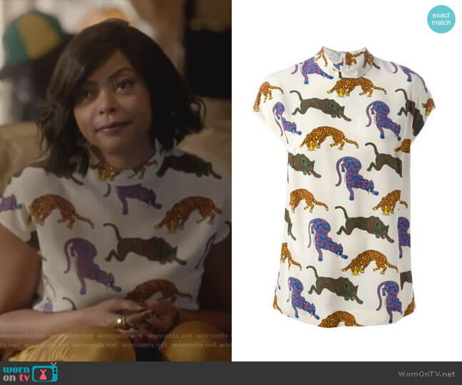 Stella McCartney Molly Top worn by Cookie Lyon (Taraji P. Henson) on Empire