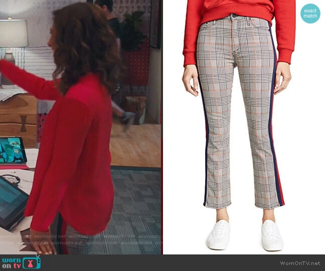 Mother The Insider Ankle Pants worn by Emet Kamala-Sweetzer (Sarayu Blue) on I Feel Bad