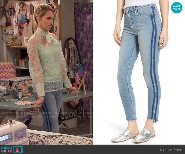 Mother The Stunner Jeans worn by Mandy Baxter (Molly McCook) on Last Man Standing