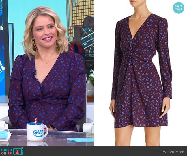 Parker Bernette Dress worn by Sara Haines on Good Morning America