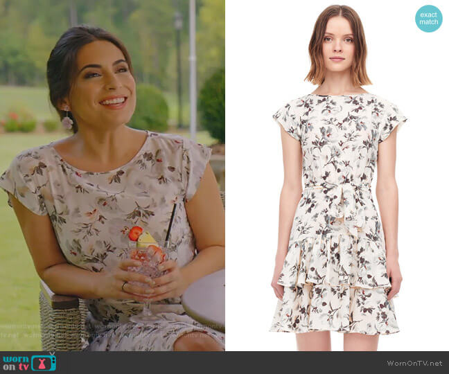 Rebecca Taylor Sofia Dress worn by Cristal Jennings (Daniella Alonso) on Dynasty