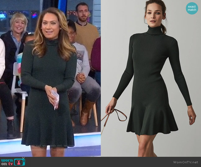 Reiss Mimi Dress worn by Ginger Zee on Good Morning America