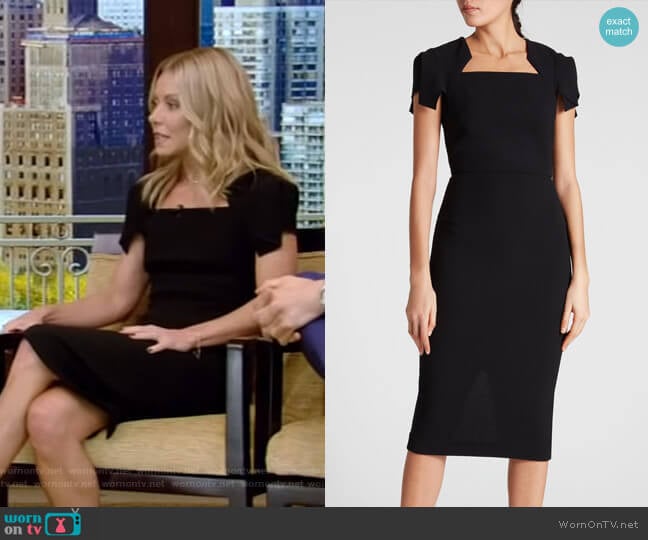 Roland Mouret Royston Dress worn by Kelly Ripa on Live with Kelly and Mark