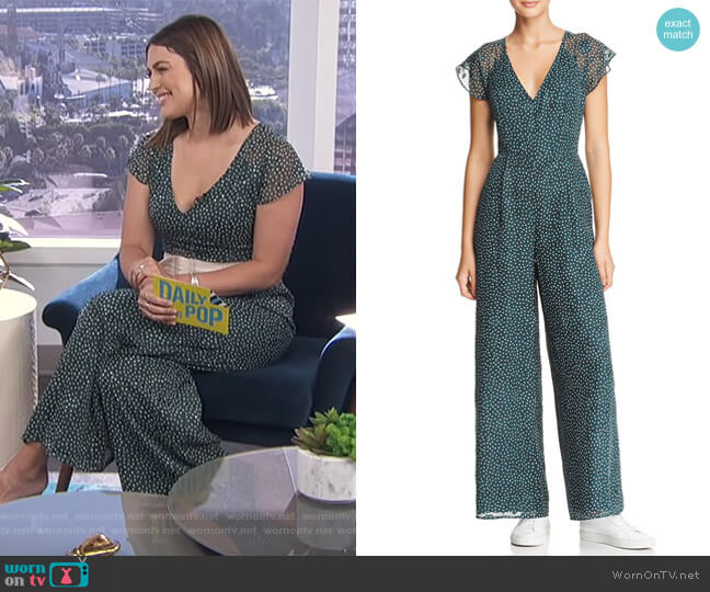 Sage the Label Layla Wide-Leg Jumpsuit worn by Carissa Loethen Culiner on E! News