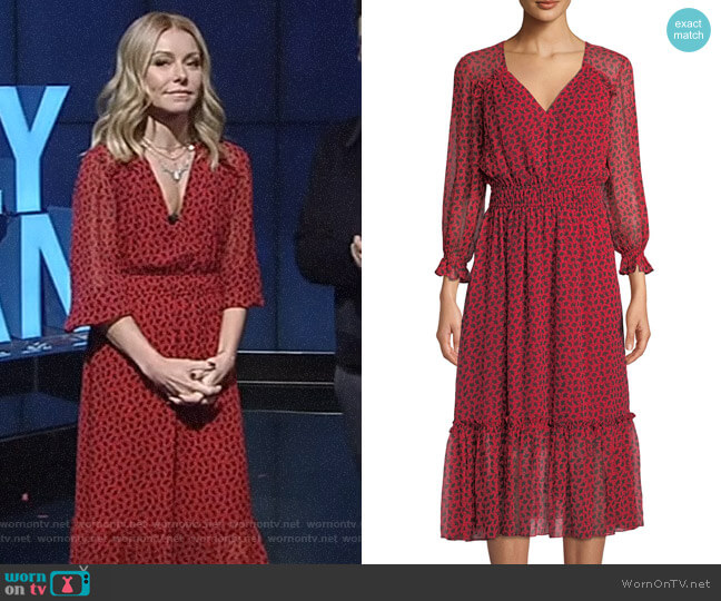 Shoshanna Eden Dress worn by Kelly Ripa on Live with Kelly and Mark