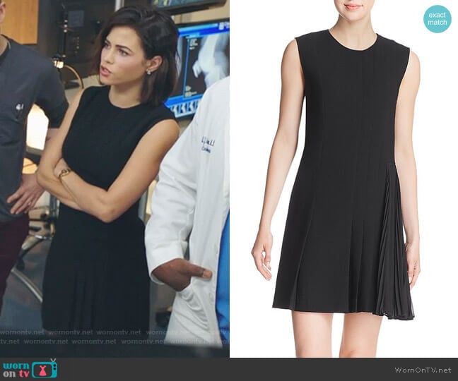 Theory Pleat-Detail Day Dress worn by Julian Booth (Jenna Dewan) on The Resident