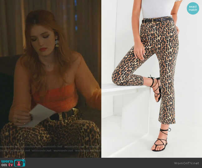 BDG Kick Flare High-Rise Cropped Jean worn by Kirby Anders (Maddison Brown) on Dynasty