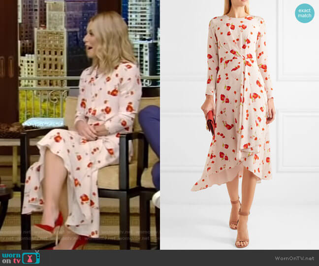 Vilshenko Romona Dress worn by Kelly Ripa on Live with Kelly and Mark