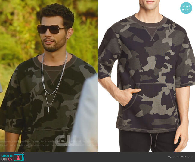 WeSC Madison Sweatshirt worn by Sam Flores (Rafael de la Fuente) on Dynasty