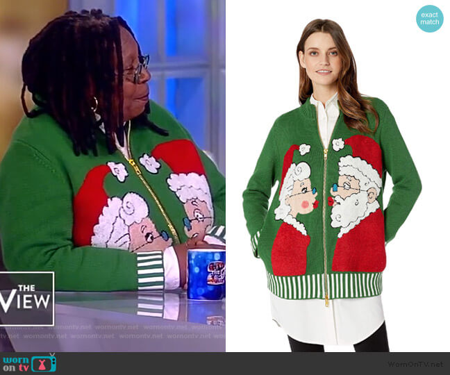 Whoopi Mr + Mrs Sweater worn by Whoopi Goldberg on The View