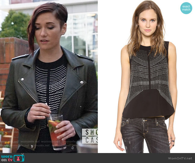 A.L.C. Ascher Top worn by Alex Danvers (Chyler Leigh) on Supergirl