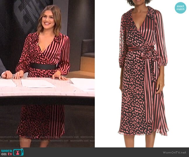 Alice + Olivia Abigail Dress worn by Carissa Loethen Culiner on E! News
