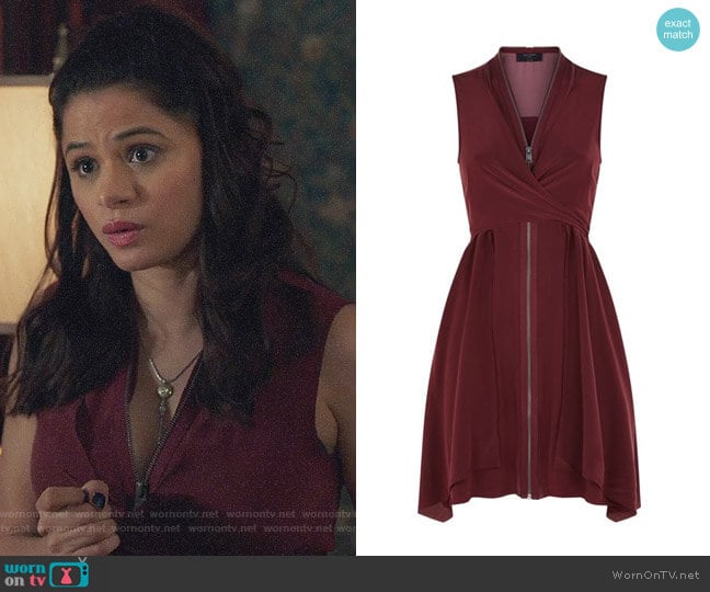 All Saints Jayda Dress worn by Mel Vera (Melonie Diaz) on Charmed