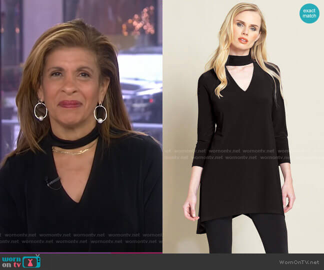 Clara Sunwoo Choker Tunic worn by Hoda Kotb on Today