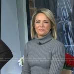 Dylan’s grey turtleneck sweater dress on Today
