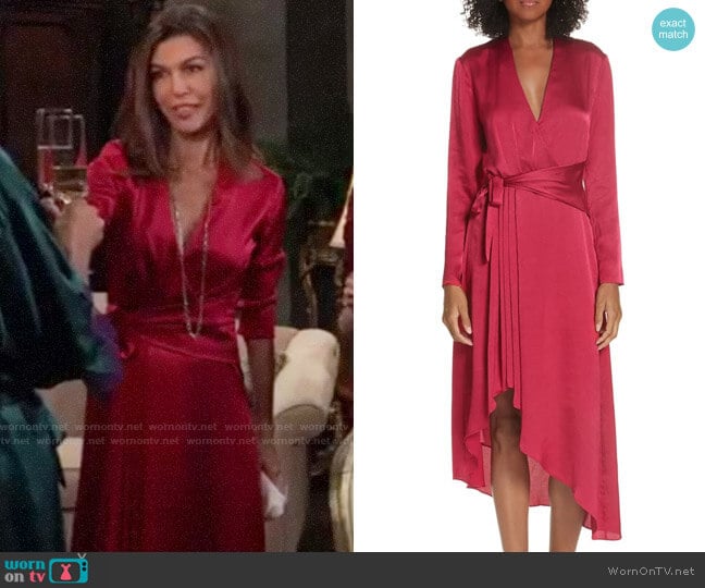Equipment Adisa Dress worn by Anna Devane (Finola Hughes) on General Hospital