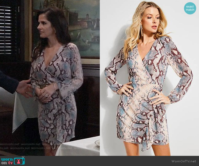 Guess Serasota Dress worn by Sam McCall (Kelly Monaco) on General Hospital