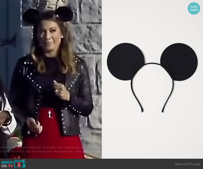 H&M Hairband with Ears worn by Ginger Zee on Good Morning America