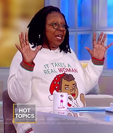 Whoopi’s Christmas sweater on The View