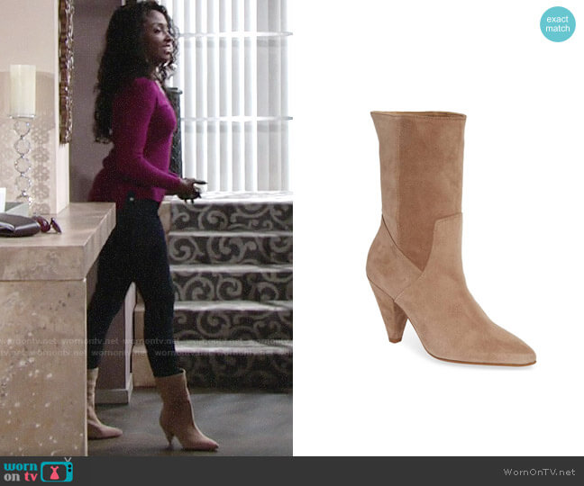 Kenneth Cole Labella Bootie worn by Ana Hamilton (Loren Lott) on The Young and the Restless