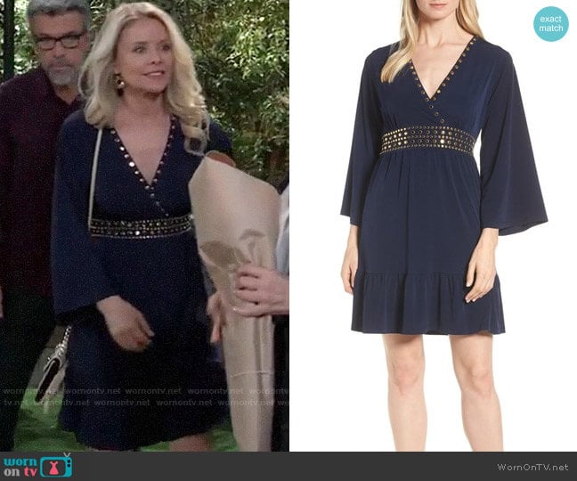 MICHAEL Michael Kors Hardware Dress worn by Felicia Scorpio (Kristina Wagner) on General Hospital