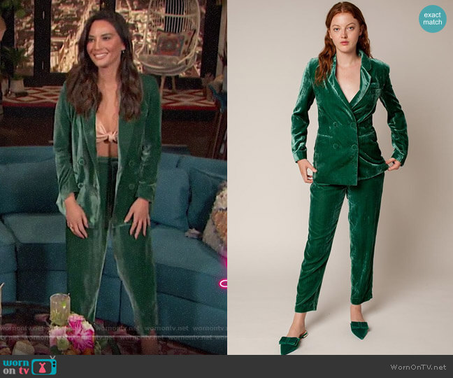 Rachel Antonoff Billie Blazer in Jade