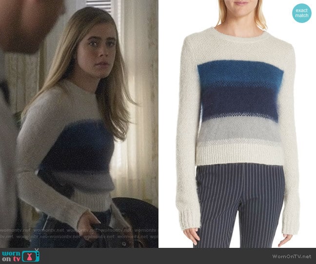 Rag & Bone Holland Sweater worn by Michaela Stone (Melissa Roxburgh) on Manifest
