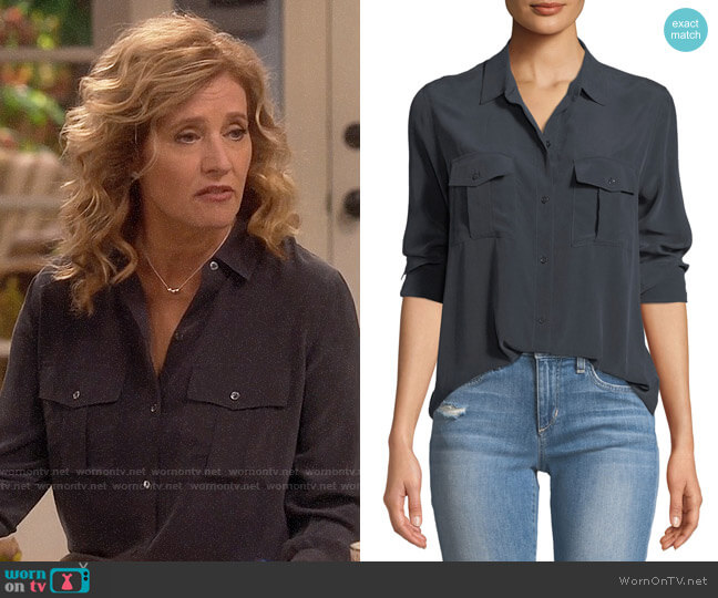 Rails Rhett Shirt worn by Vanessa Baxter (Nancy Travis) on Last Man Standing