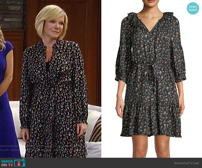 Rebecca Taylor Vine Print Dress worn by Ava Jerome (Maura West) on General Hospital