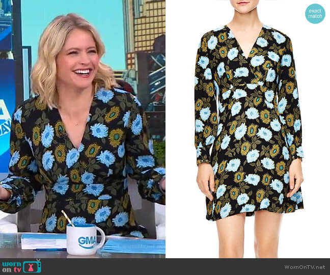 Sandro Brut Dress worn by Sara Haines on Good Morning America