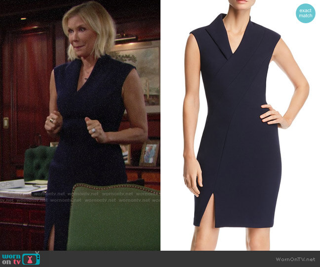 Ted Baker Geodese Dress worn by Brooke Logan (Katherine Kelly Lang) on The Bold and the Beautiful
