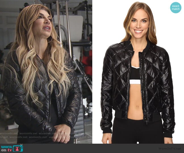 ALO Idol Bomber Jacket worn by Teresa Giudice on The Real Housewives of New Jersey