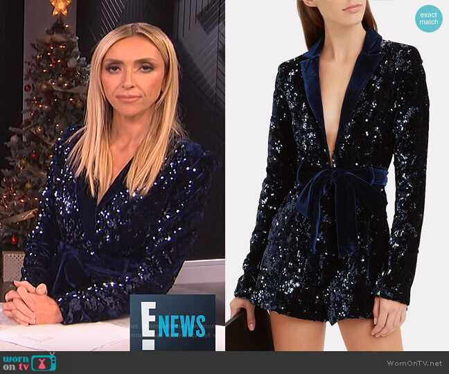 Alexis Pamina Romper worn by Giuliana Rancic on E! News