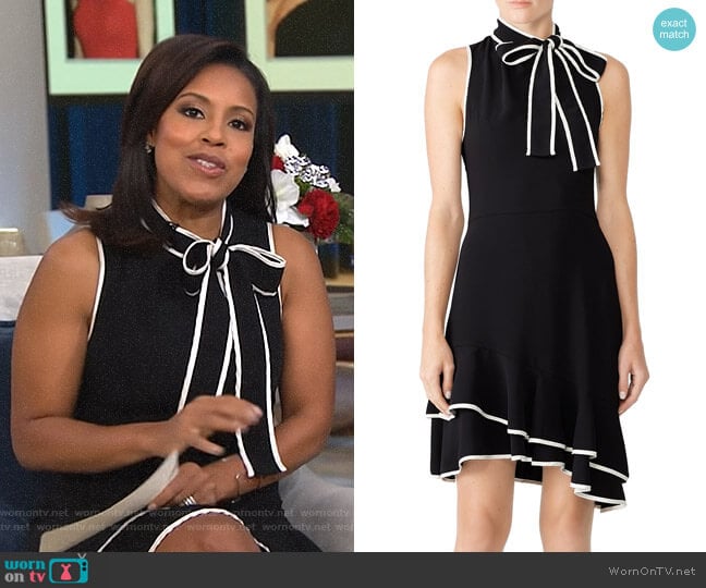 Amanda Uprichard Liora Dress worn by Sheinelle Jones on Today
