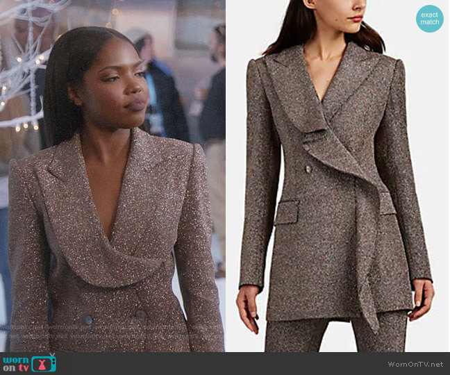 Area Freja Blazer worn by Alexandra Crane (Ryan Destiny) on Star