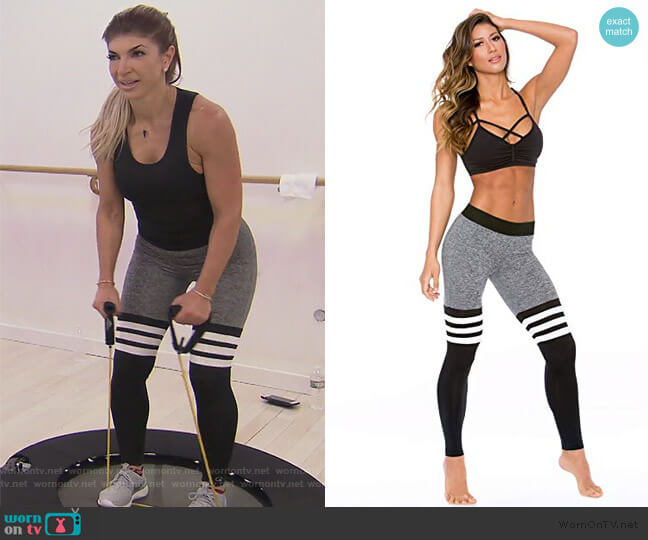 Bombshell Sportswear Thigh High Leggings worn by Teresa Giudice on The Real Housewives of New Jersey