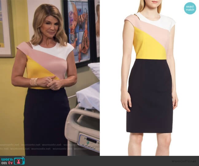 BOSS Danouk Ponte Dress worn by Rebecca Katsopolis (Lori Loughlin) on Fuller House