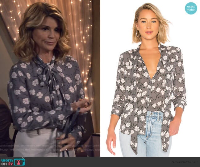 Equipment Luis Blouse worn by Rebecca Katsopolis (Lori Loughlin) on Fuller House