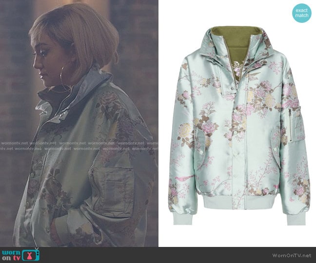 Fenty by Rihanna Reversible bomber jacket worn by Star Davis (Jude Demorest) on Star